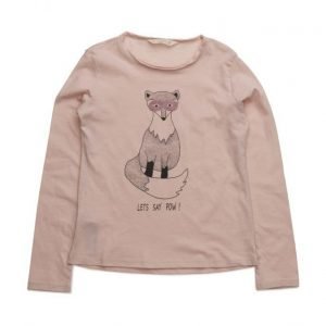 Mango Kids Glitter Printed T-Shirt