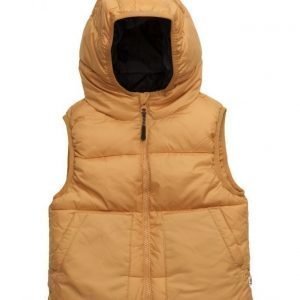 Mango Kids Hooded Quilted Gilet