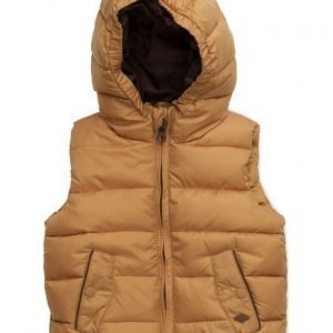 Mango Kids Hooded Quilted Gilet