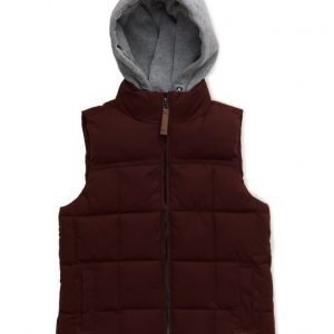 Mango Kids Hooded Quilted Gilet