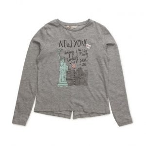 Mango Kids Image Cotton T-Shirt