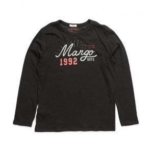 Mango Kids Logo Cotton T-Shirt