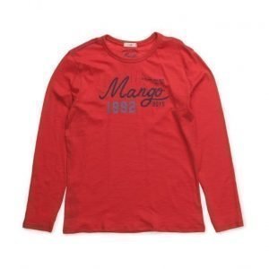 Mango Kids Logo Cotton T-Shirt