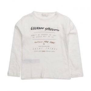 Mango Kids Message Cotton T-Shirt