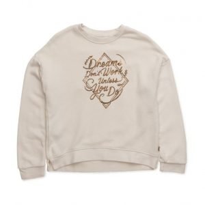 Mango Kids Metallic Message Sweatshirt