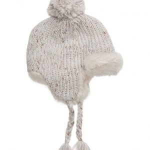 Mango Kids Pompon Faux Shearling Beanie