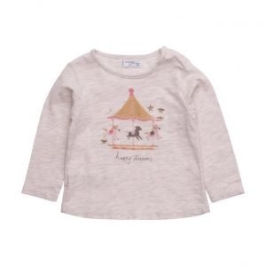 Mango Kids Print Flecked T-Shirt