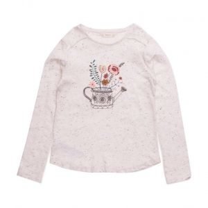 Mango Kids Print Flecked T-Shirt