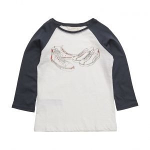 Mango Kids Printed Contrasting Fabric T-Shirt