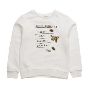 Mango Kids Printed Cotton Sweatshirt