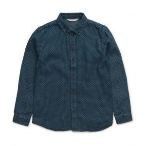 Mango Kids Printed Denim Shirt