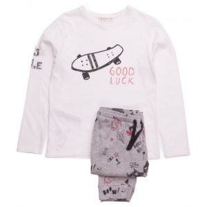 Mango Kids Printed Long Pyjamas