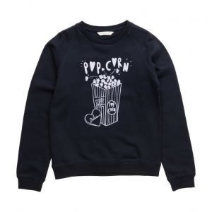 Mango Kids Printed Plush Cotton Sweatshirt