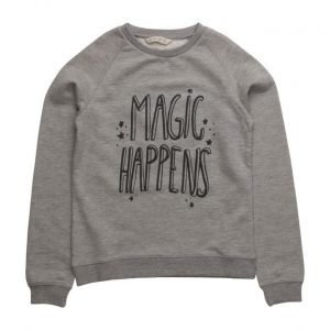 Mango Kids Printed Plush Cotton Sweatshirt