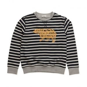 Mango Kids Printed Plush Cotton Sweatshirt