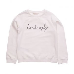 Mango Kids Printed Plush Cotton Sweatshirt