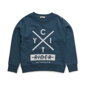 Mango Kids Printed Plush Cotton Sweatshirt