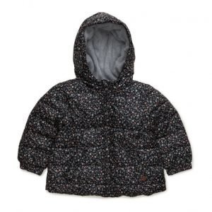 Mango Kids Printed Quilted Coat