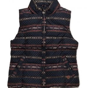 Mango Kids Printed Quilted Gilet