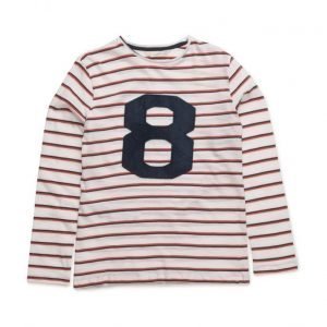 Mango Kids Printed Striped T-Shirt