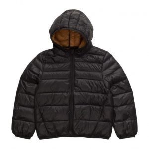 Mango Kids Quilted Feather Coat