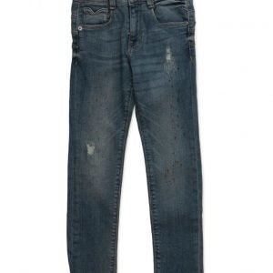 Mango Kids Ripped Details Slim-Fit Jeans