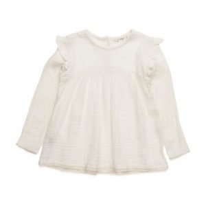 Mango Kids Ruffled Cotton Shirt