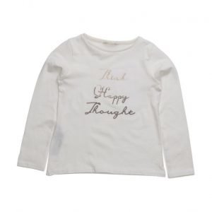 Mango Kids Sequined Message T-Shirt