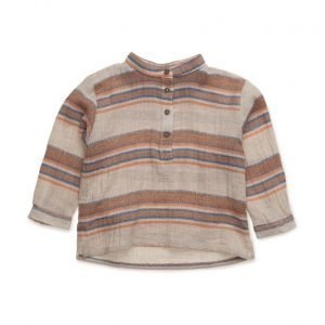 Mango Kids Striped Cotton Shirt