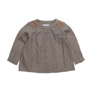 Mango Kids Stripes Cotton Shirt