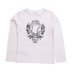 Mango Kids Textured Print T-Shirt