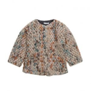 Mango Kids Textured Wool-Blend Coat