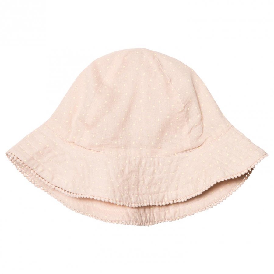 Marmar Copenhagen Alba Sunhat Peach Cream Dot Aurinkohattu