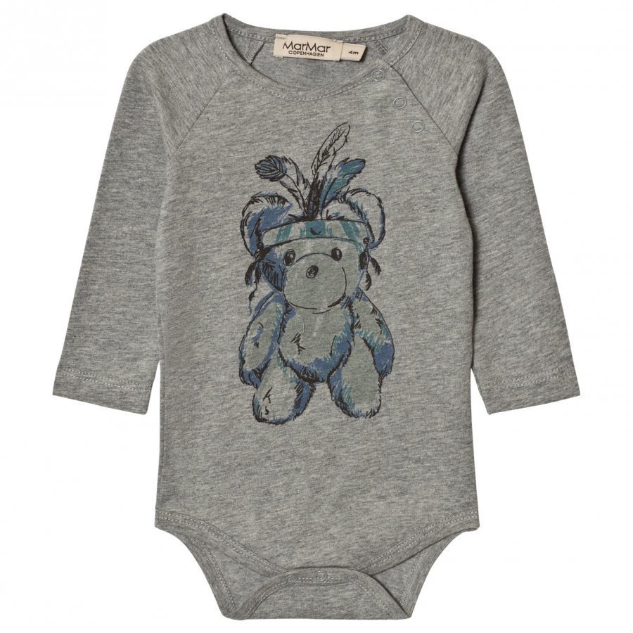 Marmar Copenhagen Bo Baby Body Teddy Grey Melange Body