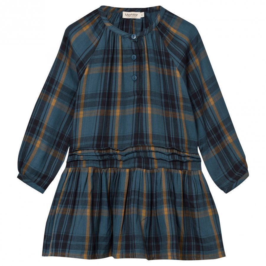 Marmar Copenhagen Dress Dinah Legion Blue Check Mekko