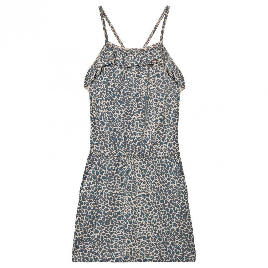 Marmar Copenhagen Leopard Dita Dress Teal Leo Mekko