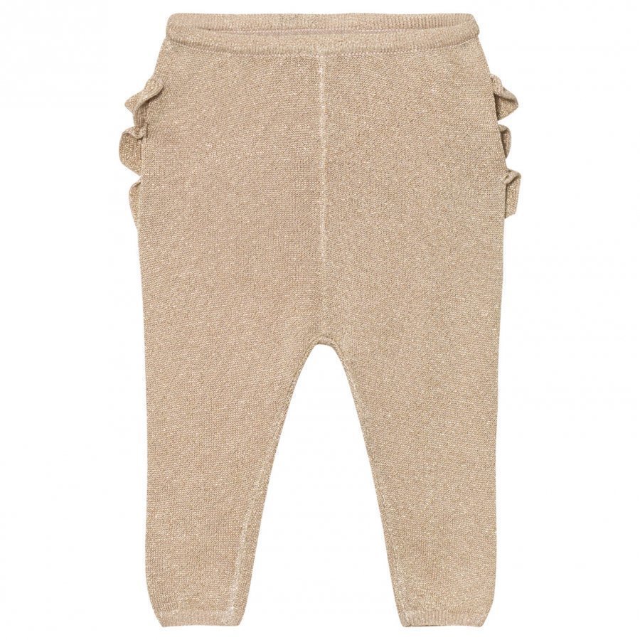 Marmar Copenhagen Pax Frill Leggings Gold Legginsit