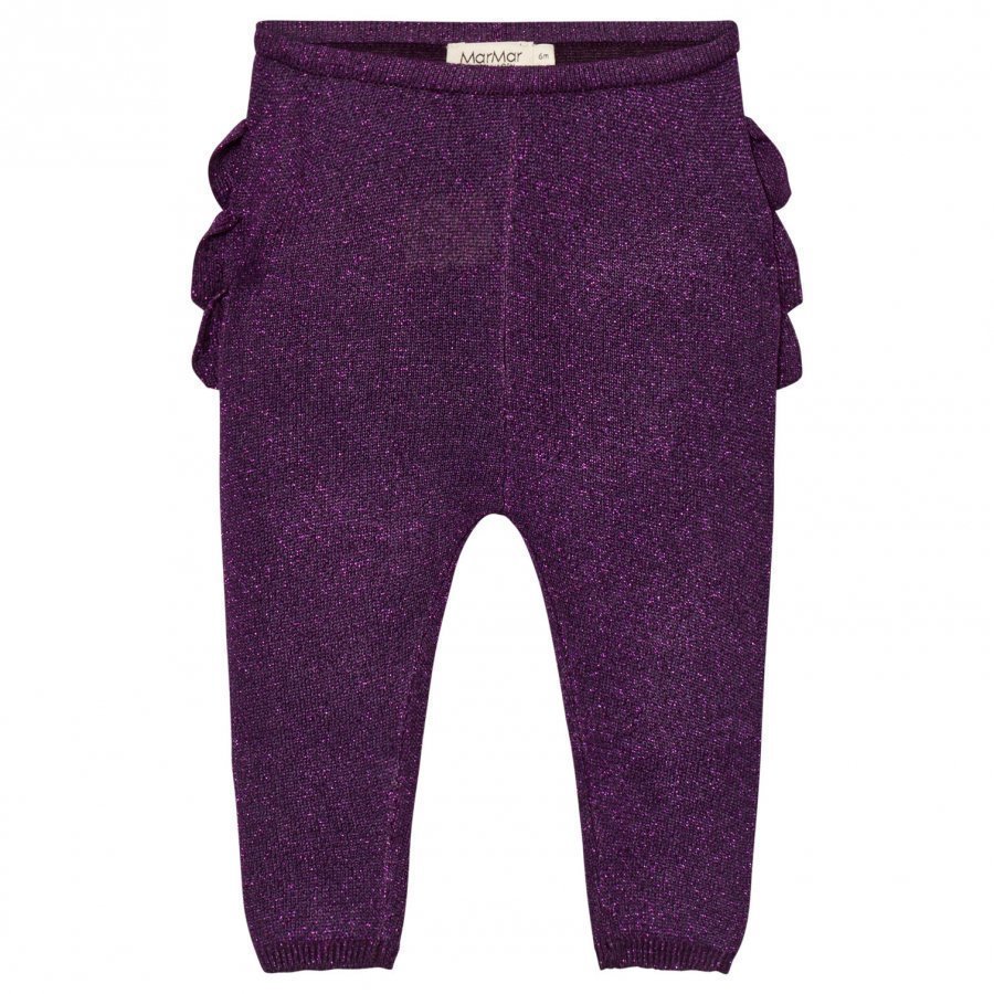 Marmar Copenhagen Pax Frill Leggings Purple Night Legginsit