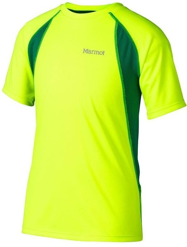 Marmot Fuse Ss Boys T-Paita Keltainen