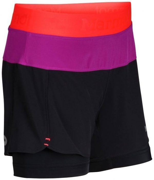 Marmot Pulse Short Girl's Treenishortsit Musta