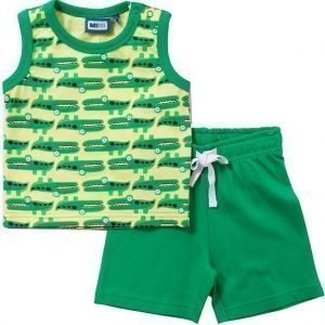 Max Collection Paita ja shortsit Bright green/yellow