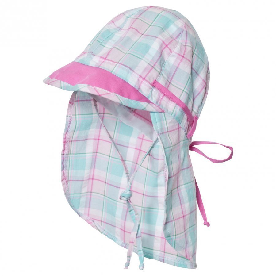 Maximo Sun Hat Neck Flap Pink Aurinkohattu