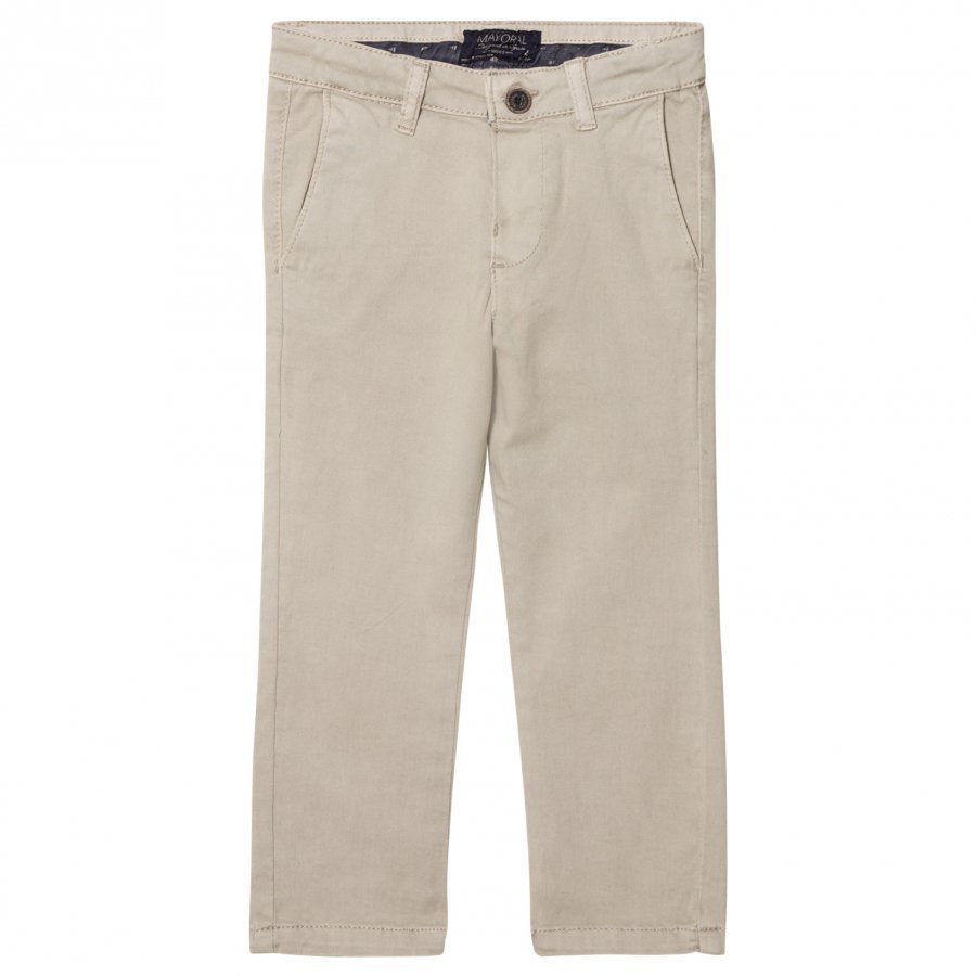 Mayoral Beige Twill Trousers Housut