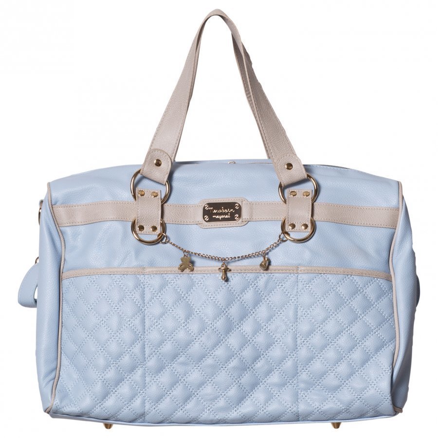 Mayoral Blue Faux Leather Quilted Changing Bag Hoitolaukku