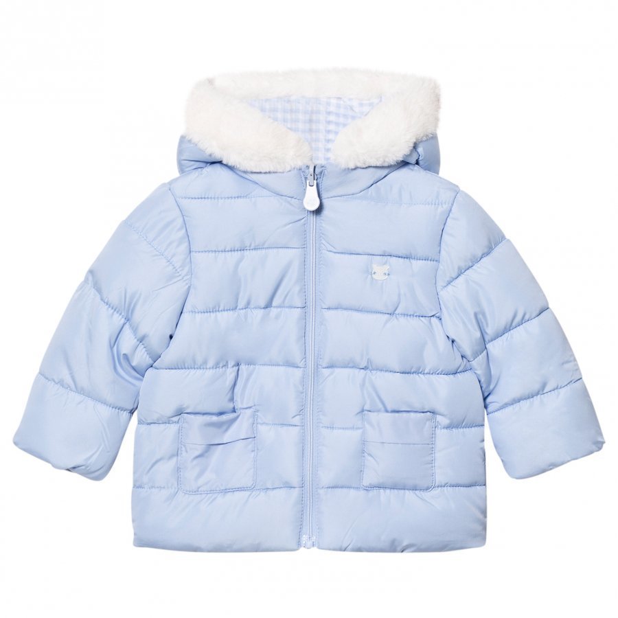 Mayoral Blue Padded Reversible Coat Toppatakki