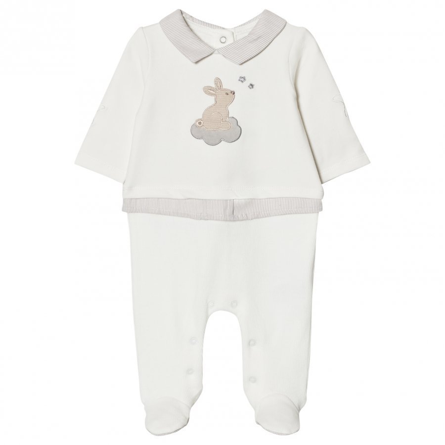 Mayoral Cream Bunny Footed Baby Body