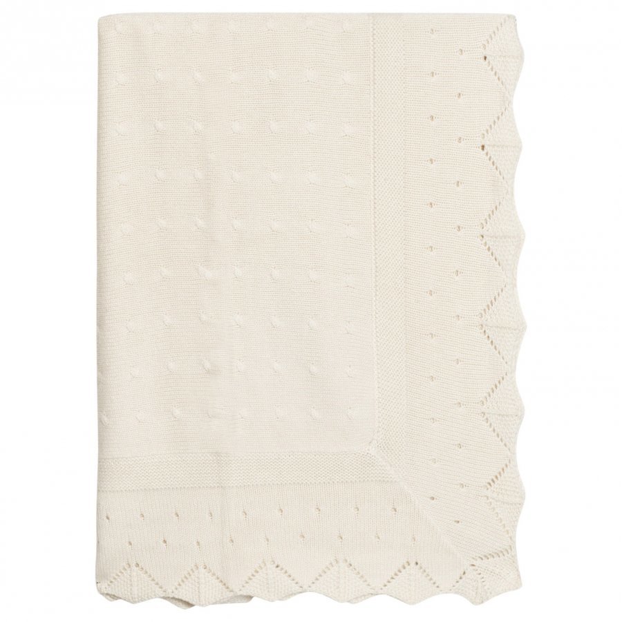 Mayoral Cream Knitted Baby Blanket Huopa