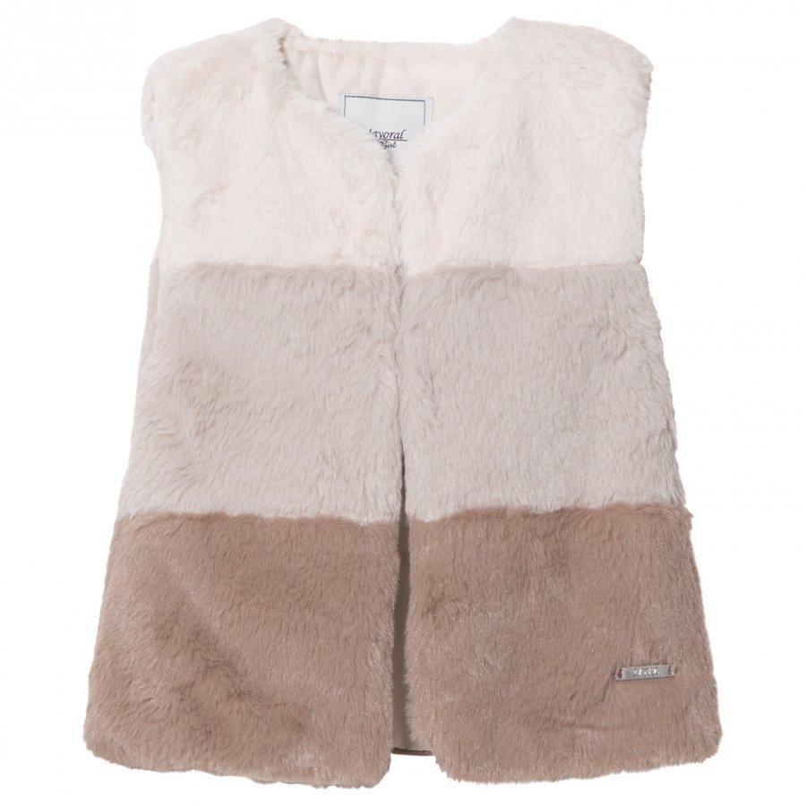 Mayoral Grey Ombre Faux Fur Gilet Toppaliivi