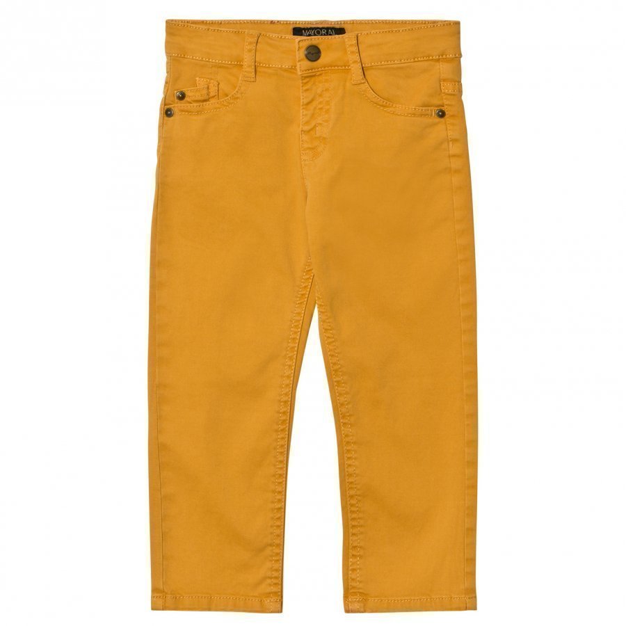 Mayoral Mustard 5 Pocket Chinos Housut