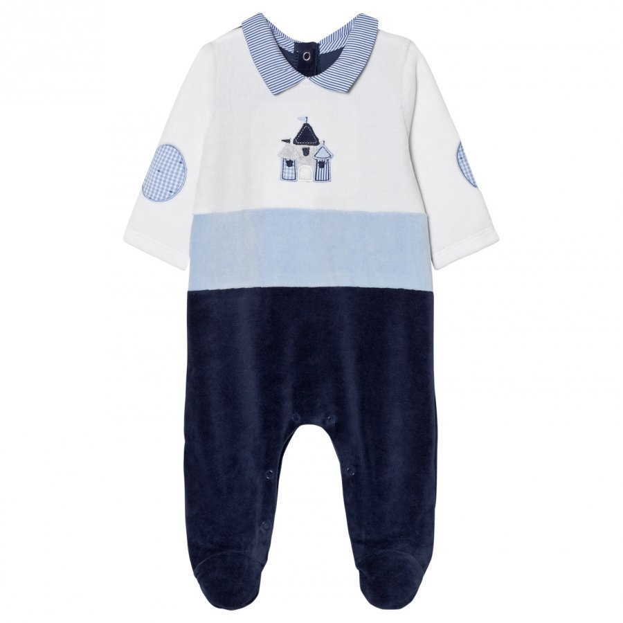 Mayoral Navy And Blue Castle Footed Baby Body